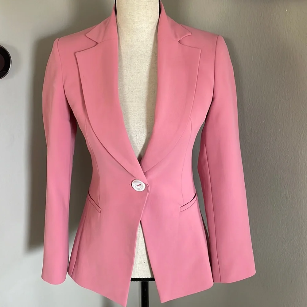 TOP SHOP rose pink blazer - Picture 1 of 9